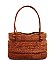 CUTE CHIC NATURAL FIBER WOVEN TOTE BAG