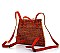 NATURAL FIBERS STRAW WOVEN BACKPACK