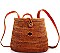 NATURAL FIBERS STRAW WOVEN BACKPACK