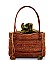 CUTE CHIC NATURAL FIBER WOVEN TOTE BAG