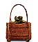 CUTE CHIC NATURAL FIBER WOVEN TOTE BAG