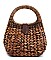 CUTE STYLISH NATURAL FIBER WOVEN PURSE