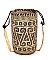 CHIC TRENDY NATURAL WOVEN BUCKET BACKPACK