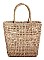 TRENDY HAND MADE NATURAL WOVEN TOTE BAG