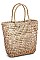 TRENDY HAND MADE NATURAL WOVEN TOTE BAG