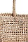 TRENDY HAND MADE NATURAL WOVEN TOTE BAG