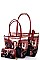 ROYALTY OBAMA PRINT 3 IN 1 SHOPPER SET