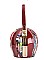 2 in 1 Michelle Obama Ball-Shaped Satchel & Wallet Set