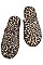 Pack of (12 PAIRS) ANIMAL PRINT INDOOR SLIPPERS FM-BB102