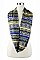 Multi Tone Aztec Print Infinity Scarves FM-BB111