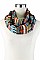 Multi Tone Aztec Print Infinity Scarves FM-BB111