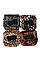 Pack of (12 pieces) FAUX FUR Leopard CLUTCH FM-BBG27081