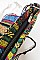 PACK OF ( 12 PCS ) ASSORTED COLOR Boho Vegan Shoulder Bag