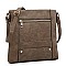 Front Zip Pocket Crossbody Bag