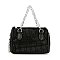 Chain Handle Rhinestone Evening Bag