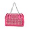 Chain Handle Rhinestone Evening Bag