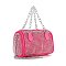 Chain Handle Rhinestone Evening Bag
