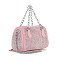 Chain Handle Rhinestone Evening Bag