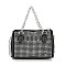 Chain Handle Rhinestone Evening Bag
