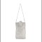 Top Flap Rhinestone Metal Mesh Cell Phone Crossbody