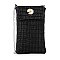 Metal Mesh Rhinestone Daisy Cell Phone Crossbody