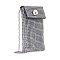Metal Mesh Rhinestone Daisy Cell Phone Crossbody