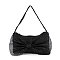 Bow Design Rhinestone Accented Evening Bag