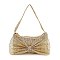 Bow Design Rhinestone Accented Evening Bag