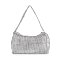 Bow Design Rhinestone Accented Evening Bag