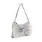Bow Design Rhinestone Accented Evening Bag