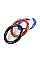 PACK OF 12 TRENDY ASSORTED COLOR GLASS BANGLE