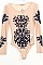 Pack of 6 Pieces Stylish Printed Top Bodysuit BJBCR8015