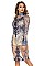 PACK OF 6 PIECES STYLISH MESH LONG SLEEVE SEXY DRESS BJBD10022P5