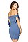Pack Of 6 Pieces Fashionable Off Shoulder Dress BJBD10283