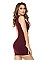 PACK OF 6 PIECES STYLISH PEARL ACCENT SLEEVELESS DRESS BJBD10427