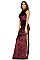 PACK OF 6 PIECES ELEGANT MAXI VELVET OPEN BACK DRESS BJBD40184P1