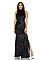 PACK OF 6 PIECES ELEGANT MAXI VELVET OPEN BACK DRESS BJBD40184P1