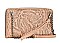 FASHION FLORAL TROPICAL DESIGN CROSSBODY WALLET