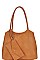STYLISH FASHION MODERN SATCHEL WITH CLUTCH