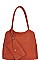 STYLISH FASHION MODERN SATCHEL WITH CLUTCH