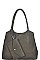 STYLISH FASHION MODERN SATCHEL WITH CLUTCH