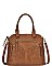 STYLISH TEXTURED PU LEATHER FASHION LONG STRAP SATCHEL JYBGA-81471