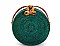 Modern Trendy Natural Straw Woven Circle Bag