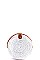 Modern Trendy Natural Straw Woven Circle Bag