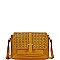 STYLISH DESIGNER LASER CUT FLAP CROSSBODY BAG JYBGA-81942