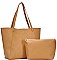 TRENDY 2 IN 1 DESIGNER TASSEL SATCHEL BAG JYBGA-81946