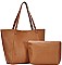 TRENDY 2 IN 1 DESIGNER TASSEL SATCHEL BAG JYBGA-81946