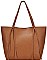 TRENDY 2 IN 1 DESIGNER TASSEL SATCHEL BAG JYBGA-81946