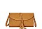 BRAIDED TASSEL ACCENTED CROSS BODY BAG