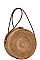 ORIGINAL WOODEN INDIA PATTERN ROUND CROSSOBODY BAG JYBGA-82636